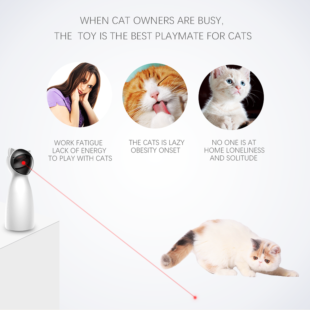 PetZen Smart Laser Play™ – Automatic Cat Toy
