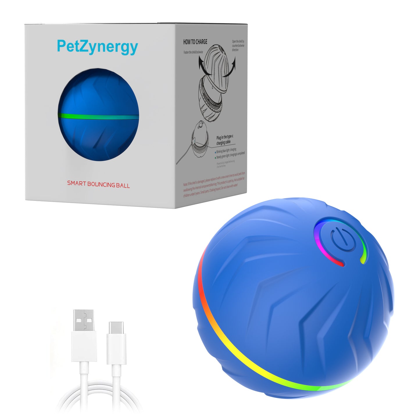 PetZen Smart Motion Ball™ – Interactive Dog Toy