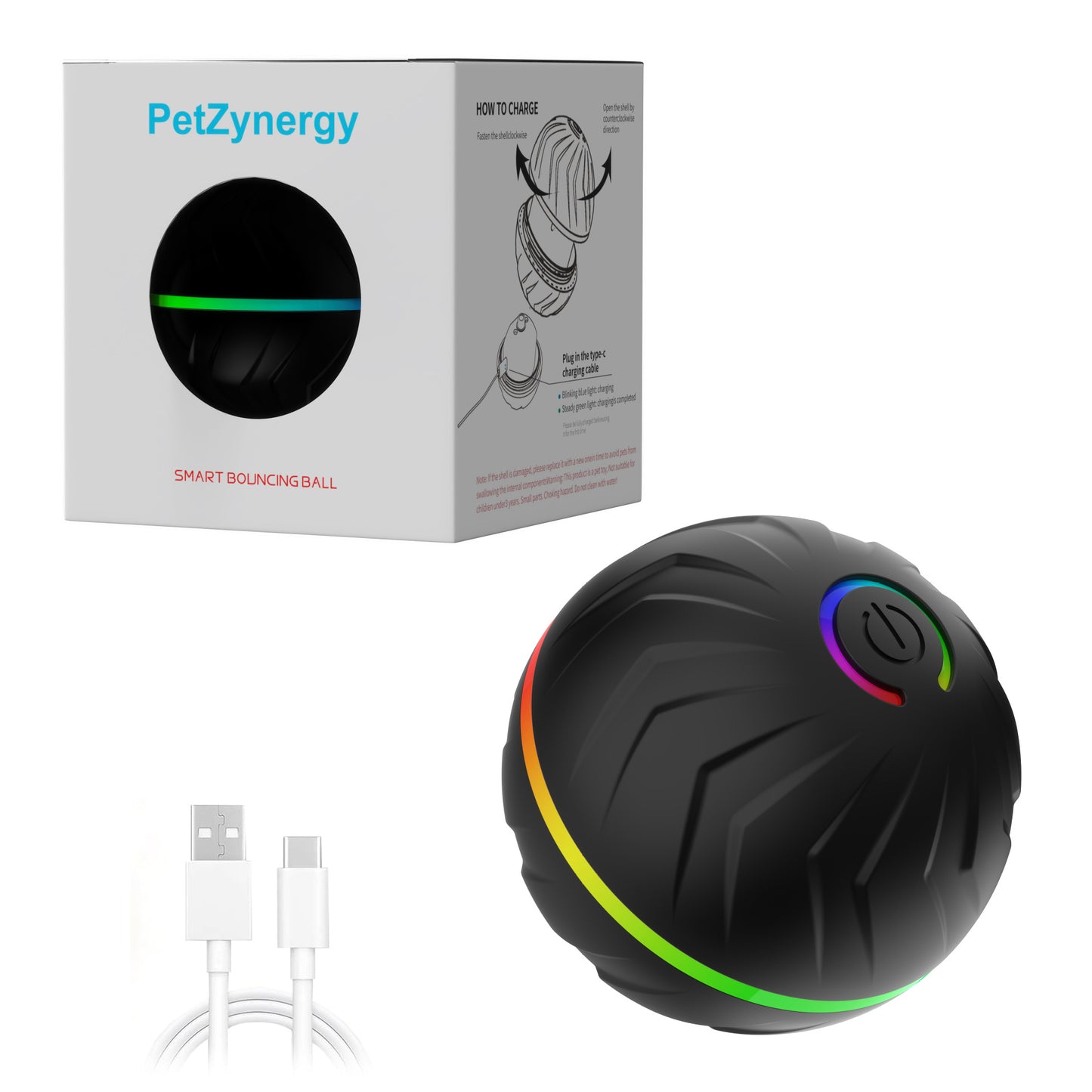 PetZen Smart Motion Ball™ – Interactive Dog Toy